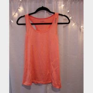 Orange Reebok workout tanktop